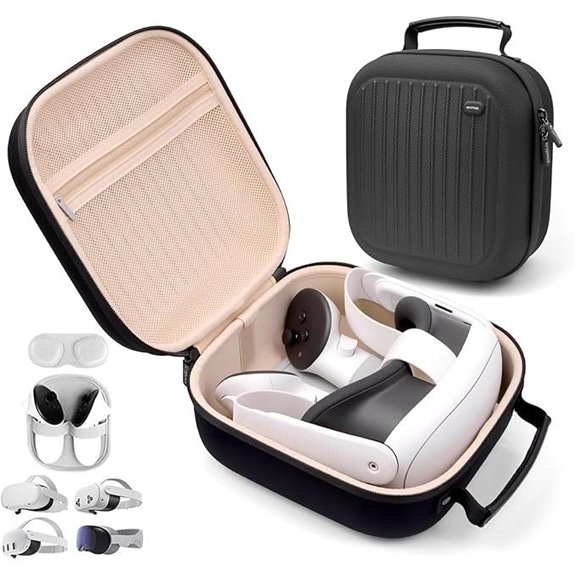 Krypthos VR Headset & Controller Travel Carrying Case