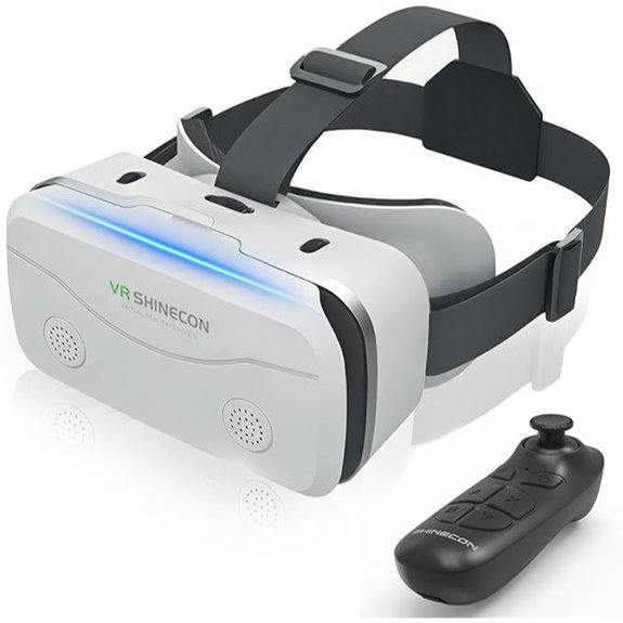 VR Headset with Bluetooth Game Controller for Phones