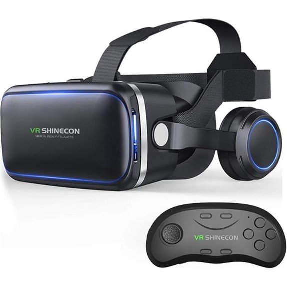VR Headset with Remote for iPhone/Android (4.7-6 inch)