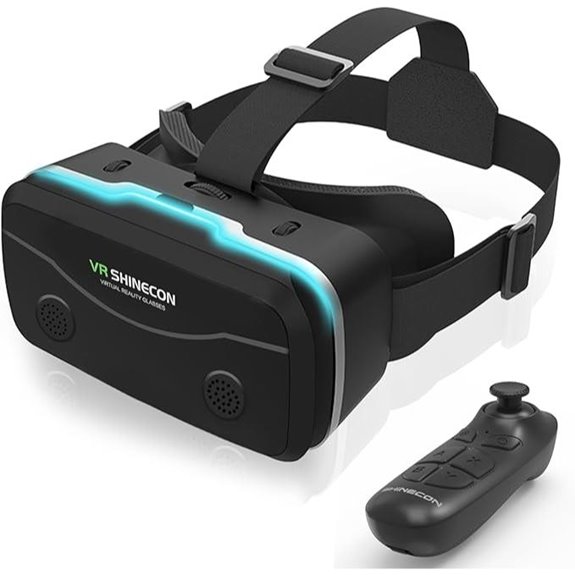 Bluetooth VR Headset with Controller for iPhone & Android