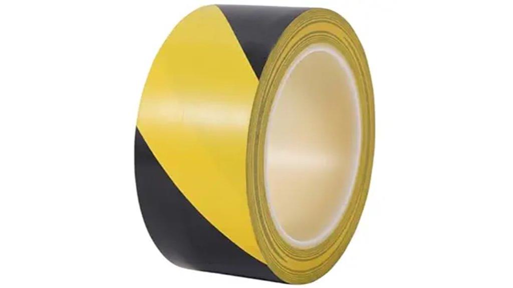 yellow black safety tape