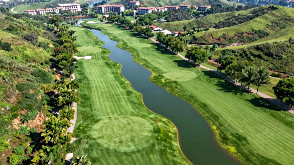 aerial golf course photography techniques