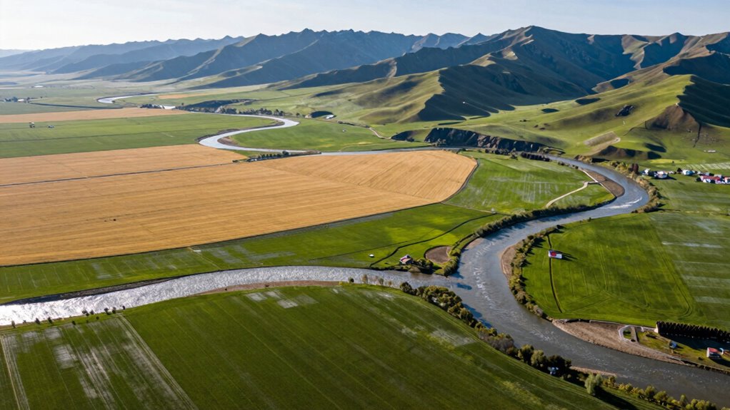 aerial landscape pattern storytelling