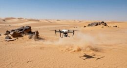 challenging desert drone navigation