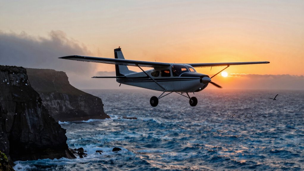 coastal flying requires caution