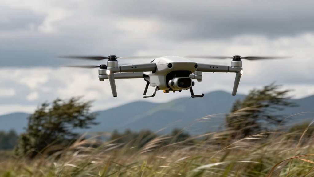 drone stability in gusts