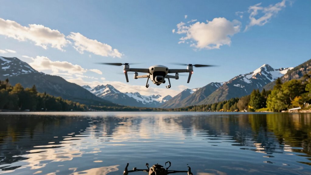 flying drones in ideal conditions