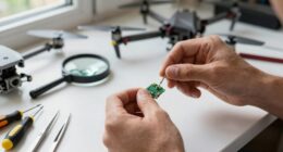 gradually mastering drone repair