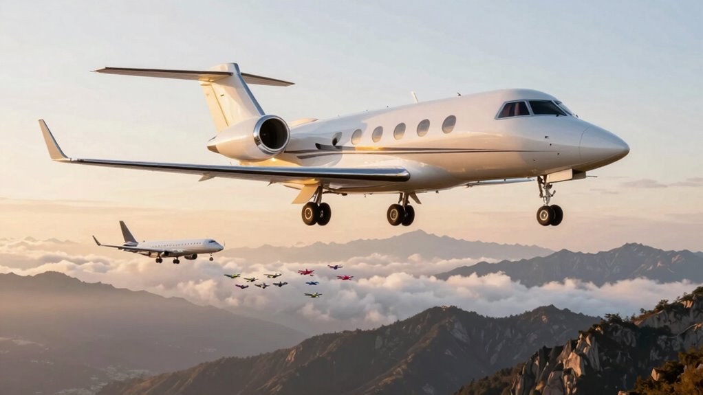 leisure versus mission flights