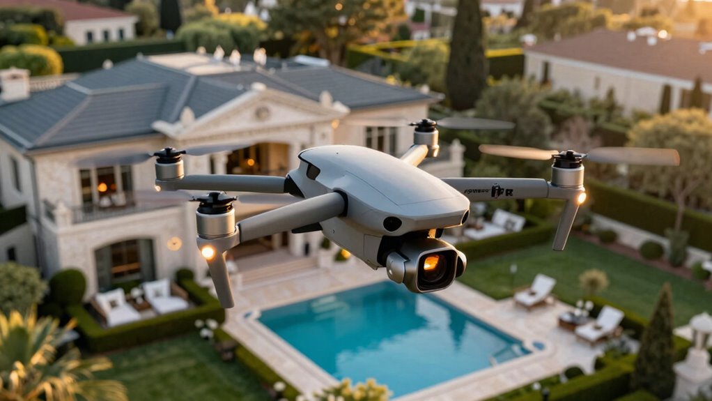 luxury property drone photography