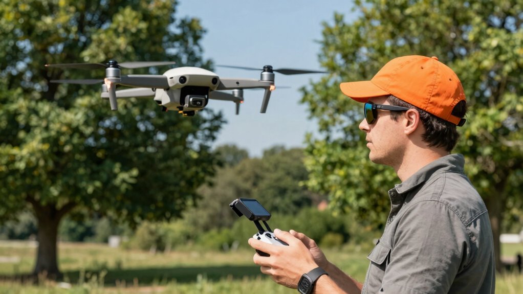 maintain drone and weather vigilance