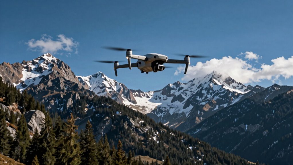 mountain drone flying safety