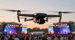 multiple cameras drone application