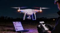 night drone safety setup