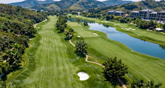 optimal aerial angles for golf