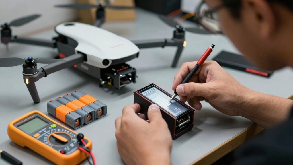 optimize drone battery routines