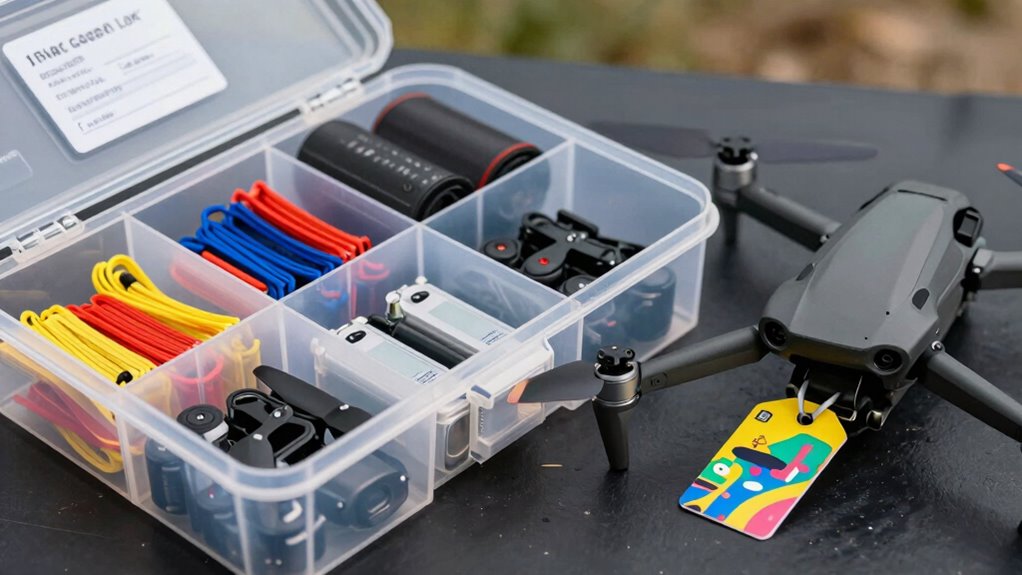 organized drone gear management