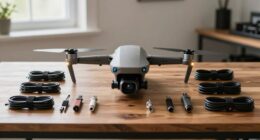 organized streamlined drone configuration