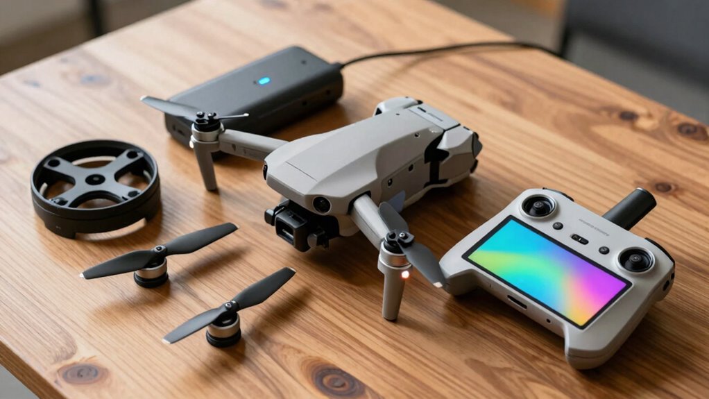 portable drone battery management