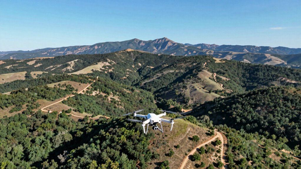 pre arrival drone location scouting