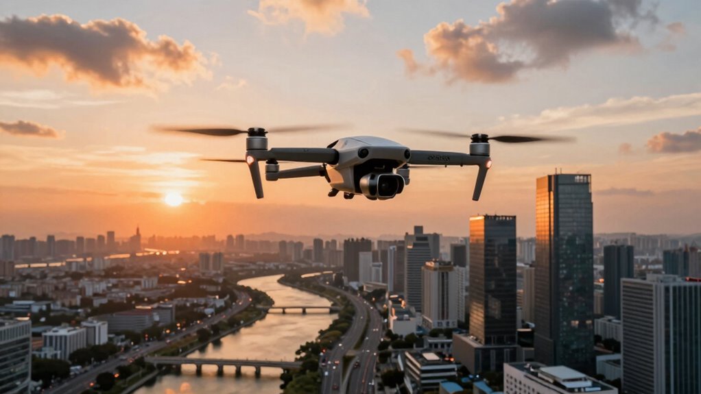 quickly enhancing drone framing