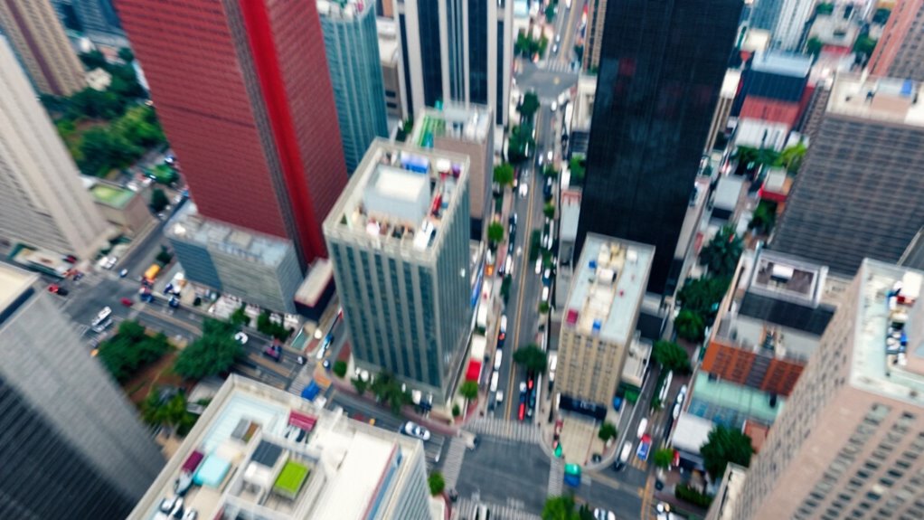 smooth stabilized drone footage