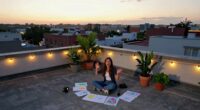 solo aerial storytelling practice
