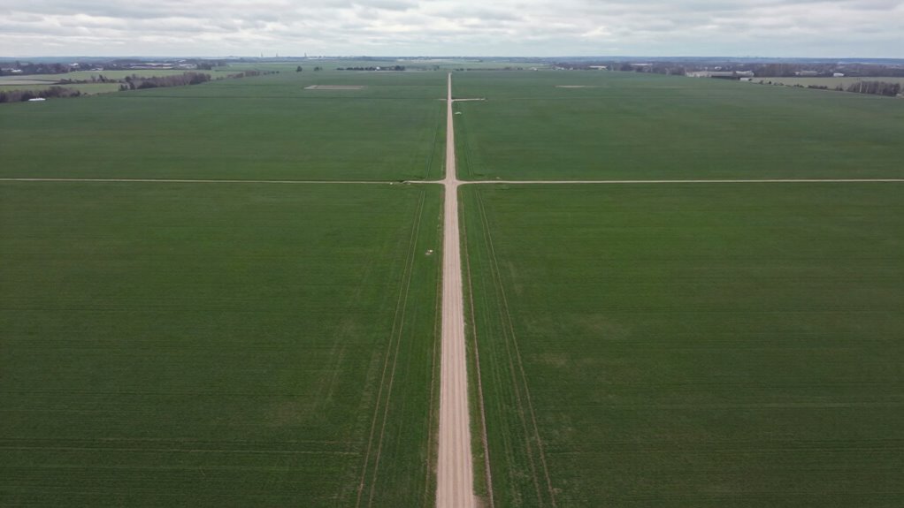 steady varied drone shot