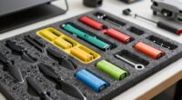 well organized drone kit