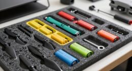 well organized drone kit