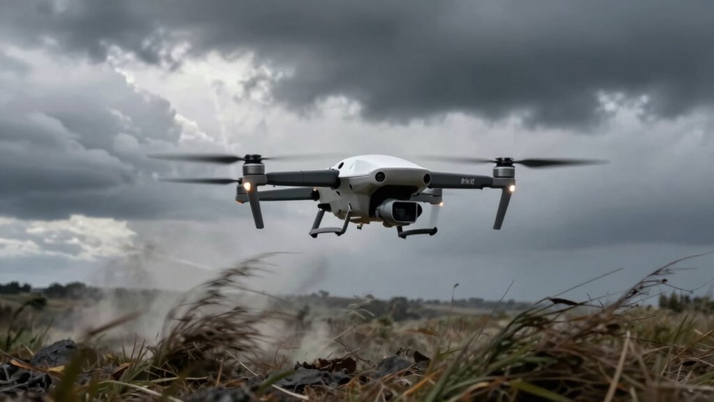 wind impacts drone flight stability