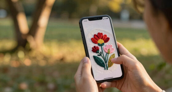 embroidered flowers bloom from botanical-dyed threads and digital algorithms