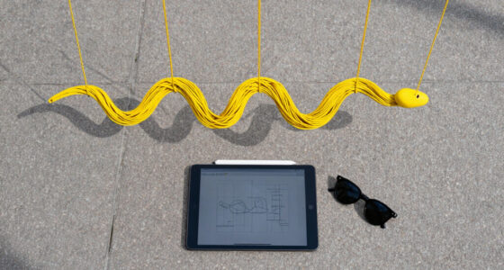 jesús rafael soto suspends 4,000 yellow strands in kensington gardens for serpentine