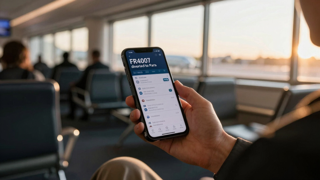 Flight Fr4007 Diverted To Paris