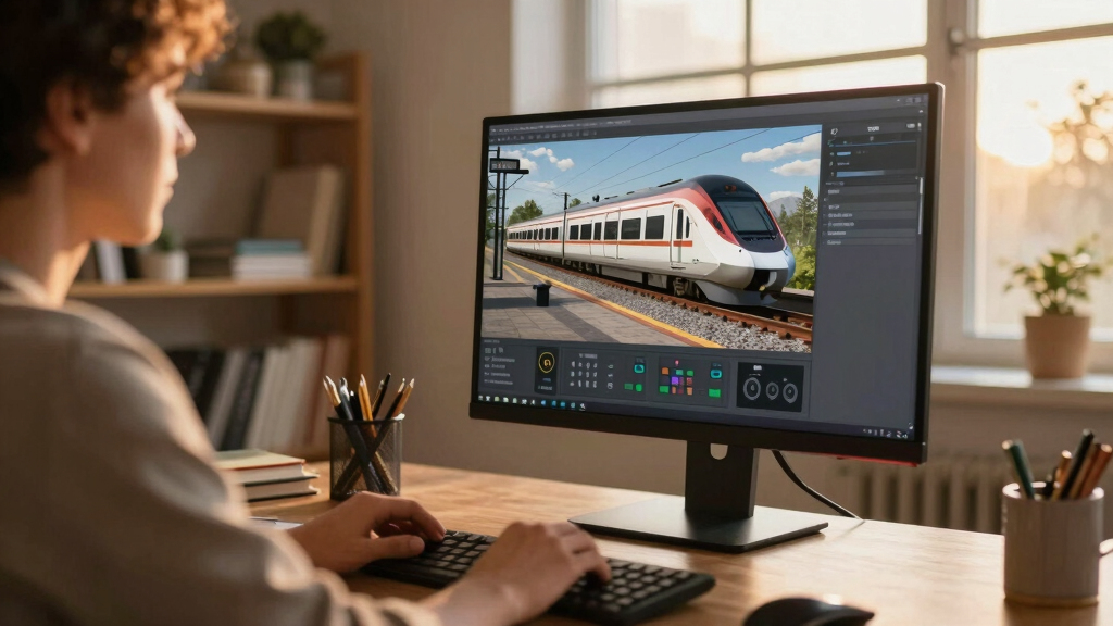 Train sim created by just one person is being called the best ever made