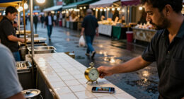 The Clock At The Center Of “Nightmarket — Mercado De Medianoche”’s Closing Scene
